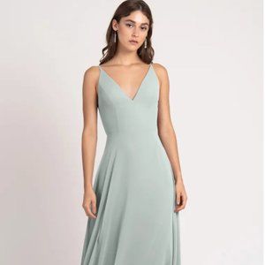Jenny Yoo Dani Dress in Morning Mist Size 2